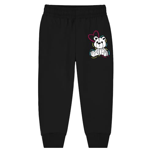 Image of Trampoline Kids Cotton Blend Pyjamas Pack of 5 | Bright Colors & Fun Prints | Ribbed Ankle Everyday Bottoms for Boys & Girls | Soft & Breathable Fabric