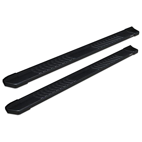 Raptor Series Running Boards Steps 6in OEM Style Black Aluminum for Crew Cab 2019-2023 Ford Ranger