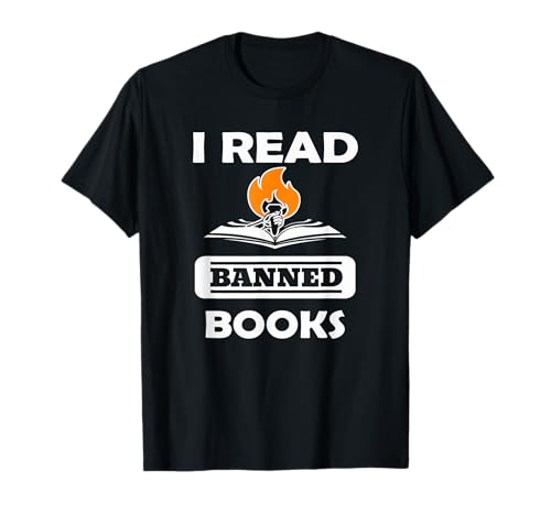 I Read Banned Books Week Librarian Reader Nerd Men T-Shirt