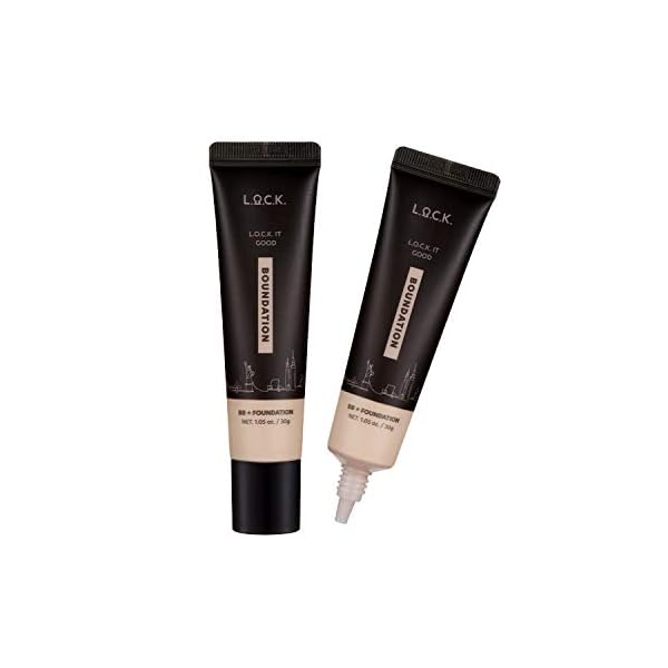 Lock-color-Lock-It-Good-Boundation-2-in-1-Multi-use-FoundationBB-Cream-Lightweight-Blends-Naturally-Flawless-Finish-105-floz30g-05-Medium-Buff Lock color, Lock It Good Boundation - 05 Medium Buff (2 in 1 Multi-use, Foundation+BB Cream), Lightweight, Blends Naturally, Flawless Finish, 1.05 fl.oz./30g (05 Medium Buff)
