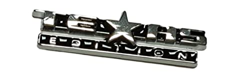 Image of Small Size 2pcs Texas Edition Emblem Badge Car Body Side Sticker Car Universal