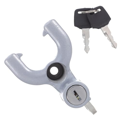 GALPADA Antivol de Casque Moto en Alliage d'Aluminium Robuste Serrure de Sécurité Inviolable pour Guidon Antivol Polyvalent Compatible Motos Vélos et Trottinettes Électriques et Pratique