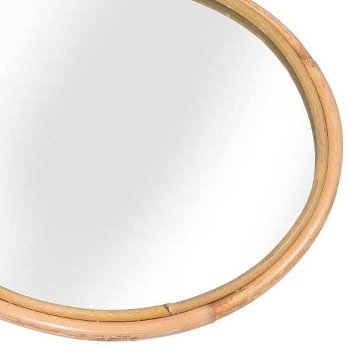 Miroir suspendu design charmant bois verre salon et cuisine - 8