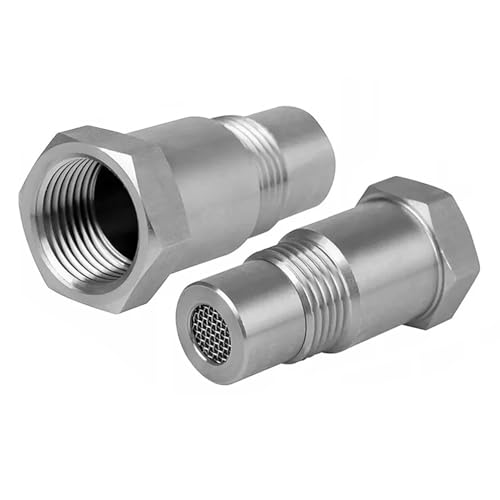 [Filtro integrato]: l'estensione sonda lambda auto include un filtro interno nella fotocamera dell'adattatore, progettato per ridurre le turbolenze nei gas di scarico e stabilizzare la lettura del sensore di ossigeno originale.