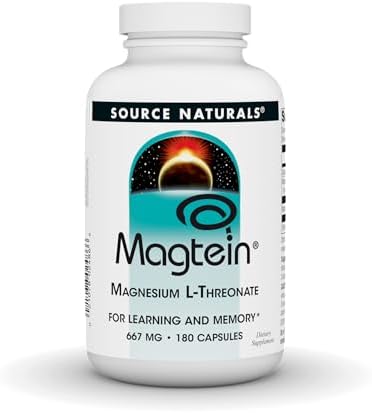 Source Naturals Magtein Magnesium L-Threonate, 667mg, Supports Fo...