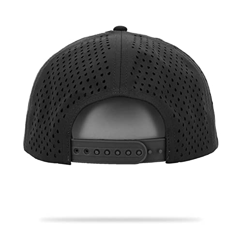 The Mountains Performance Hat- Unisex Baseball Cap - Outdoor Hats (Black - Element) #TOP2