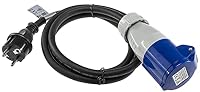 ChiliTec CEE Kabel Adapter Kupplung auf Schutzkontakt-Stecker 1,5m – Ansicht 2