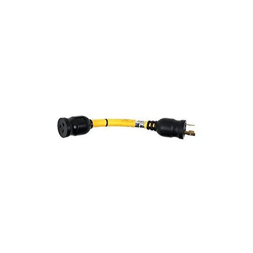 20 AMP Twist and Lock Plug Combination Adapter | Converts 20A Plug to 15A