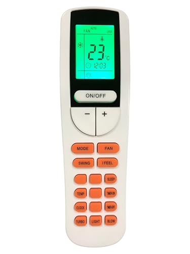 Image of Upix AC Remote No. 133 (with Backlight), Compatible /Replacement for Intec AC Remote Control (Exactly Same Remote Will Only Work)