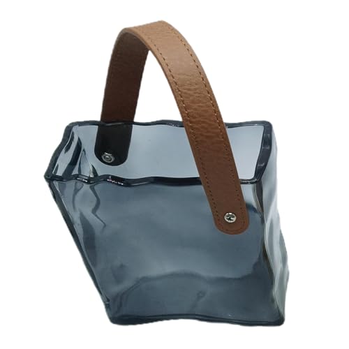 Vaso a forma di borsetta, vaso da borsa, vaso di fiori pieghettato per borsa con maniglia, vaso fresco e carino, vasi da 6,1 x 5,59 pollici per decorazioni da tavola di nozze centri di t