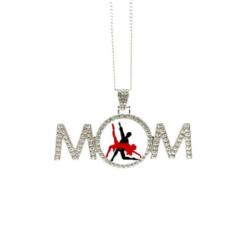 Collier Art Duet Dance bijou élégant pour soirée de danse sociale et quotidien
