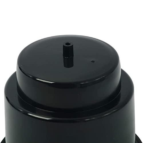Portavasos plástico negro NovelBee 6 piezas miniatura 6