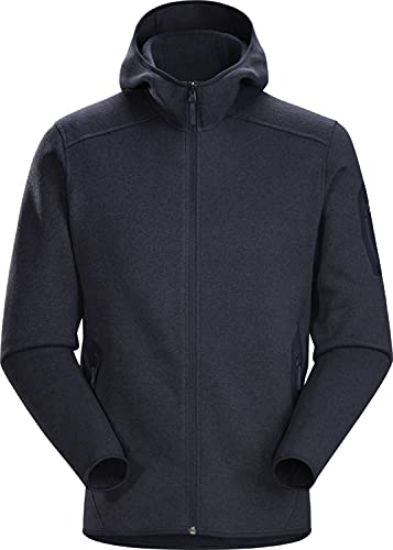 Arc'teryx Covert Hoody Men's | Casual fleece hoody with the look of wool. | Kingfisher Heather, Medium