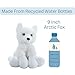 The Petting Zoo Arctic Fox Stuffed Animal Plushie, Gifts for Kids, Wild Onez Wildlife Animals, Fox Plush Toy 9 inches