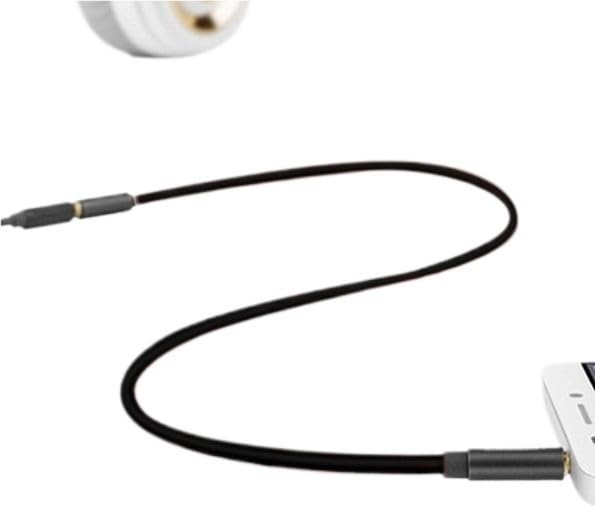 Cable de extensión audio Jack 3.5mm macho a hembra 1m rojo miniatura 2