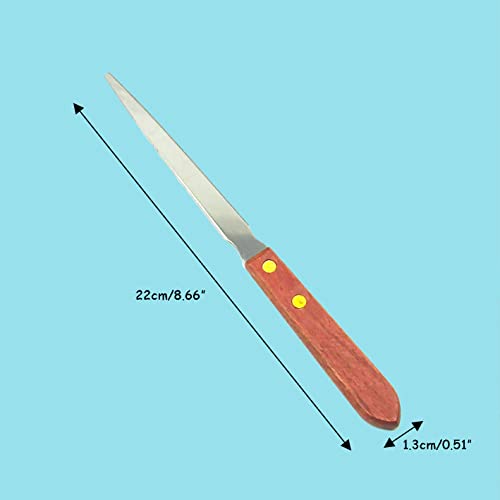 2 Pcs Wood Handle Letter Opener Envelope Slitter Letter Openers Metal Letter Opening Knife For Home Office #TOP1
