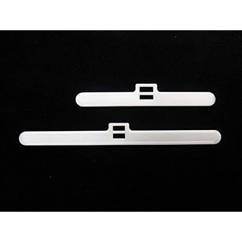 50 Vertical blind slat hangers - 89mm (3½ inch) - Superior UV Stabilised vane holder clips Cover