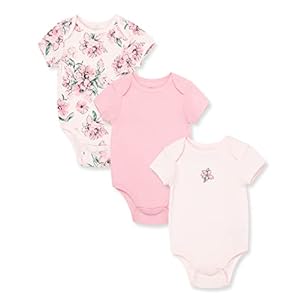 Little Me Baby Girl 3 Pack 100{b13794532221bd7716b1630afd9d7d94fcba1925a8b0df34bdffa89758f7d763} Cotton Scratch Free Tag Bodysuits
