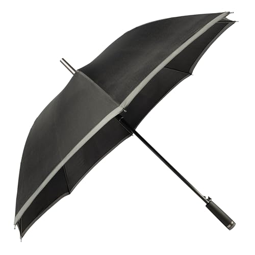 Parapluie de Ville Gear Black BOSS Hugo extra-robuste anti-rouille noir