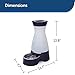 PetSafe Healthy Pet Water Station - Medium, 128 oz Capacity - Gravity Pet Water Fountain, Automatic Cat Water Fountain, Dog Water Fountain, Water Dispenser - Removable Stainless Steel Bowl Included