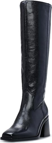 Vince Camuto Women's Sangeti Stacked Heel Knee High Wide Calf Boot