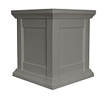 Dieser Übertopf verfügt über ein doppelwandiges Design, das einen Wasserspeicher schafft.