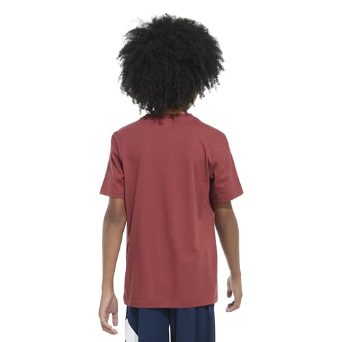 Image of Adidas Boys Short Sleeve Raglan Poly Tee