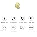 NVAHVA Single Bluetooth Earpiece10 Hrs Playtime,Wireless Headphone, Mini Headset Hands-Free Car Earphone,Cell Phone Bluetooth Earbud for iOS Android Smart Phones PC TV Audiobook (Beige)