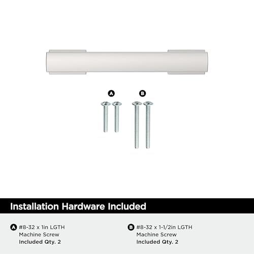 Image of Amerock 25 Pack 3 inch Triomphe Polished Chrome Drawer Pull | 3 inch (76mm) Center-to-Center Mounting Distance and 4 inches Overall Length, Durable Zinc Cabinet Hardware