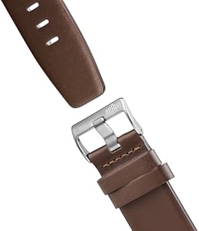 Braun Men's Quartz Three Hand Movement Watch with Analogue Display and Leather Strap, Strap