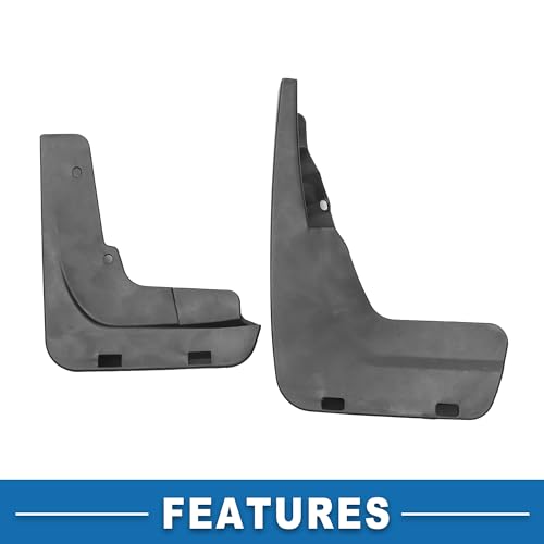 Image of Mud Flap Splash Guard with Mount Accessories Front & Rear Side Mud Guard for Acura RDX 2019-2023 (Set of 4), 32x28x14cm, Black
