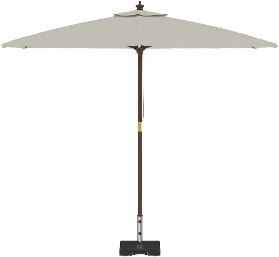 vidaXL Parasol Base Black 41 x 41 x 37 cm Granite, Stylish Umbrella Base for Your Garden or Patio, Great Support for Sunshade and Outdoor Fun!