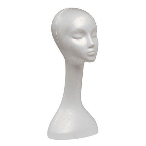 long neck mannequin head - Case Pack of 1 Giell Styrofoam Foam Mannequin Long Neck Wig Head Display