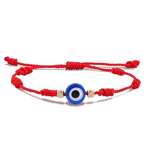Image of Fesciory Evil Eye Bracelets for Women, Adjustable Amulet Red String Jewelry