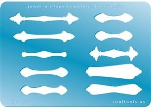 Cool Tools - Jewelry Shape Template - Fancy Bails