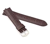 Dieses Uhrenarmband ist ein wahrer Evergreen! Die Oberseite ist aus feinstem italienischem Kalbsleder mit naturgetreuer Alligatorprägung und semi-matter Oberfläche gefertigt. Die Unterseite besteht aus weichem HIRSCH Softglove Futterleder in beiger Farbe.