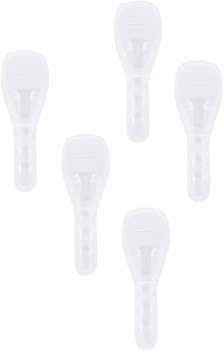 Beaupretty 5 piezas de caja de afeitar manual para afeitar, contenedor de almacenamiento de afeitadora manual, caja de almacenamiento transparente