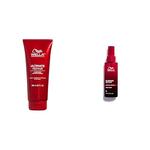Acondicionador Wella Ultimate Repair Hidratación y Sérum de Noche Reconstructor 95ml