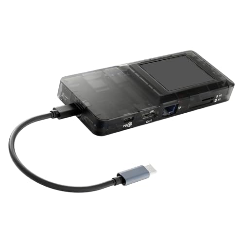 Conexión central compacta con panel táctil y asistencia 4K para portátil