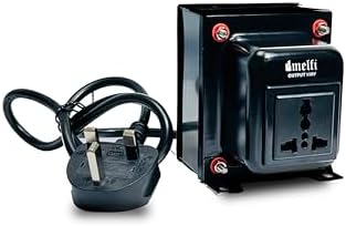 Melfi™ 200 Watt Step Down Transformer. 220 Volt to 110 Volt Voltage Power Converter