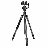 Shooting Tripod Hunting Shooting Stick Gun Rifle Rest with Shooting Saddle Clamp Head, 360° Rotate, 24"- 65" Aluminum Shooting Monopod Bipod Tripod Support