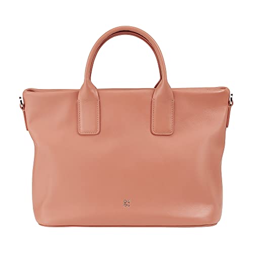 Sac à main en cuir pour femmes DUDU rose flamingo avec bandoulière