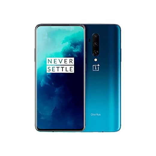 OnePlus 7T Pro Smartphone Haze Blue | 6.67”/16,9 cm AMOLED Display 90Hz Screen | 8 GB RAM + 256 GB Storage | Triple Camera + Pop-Up Camera | Warp Charge 30