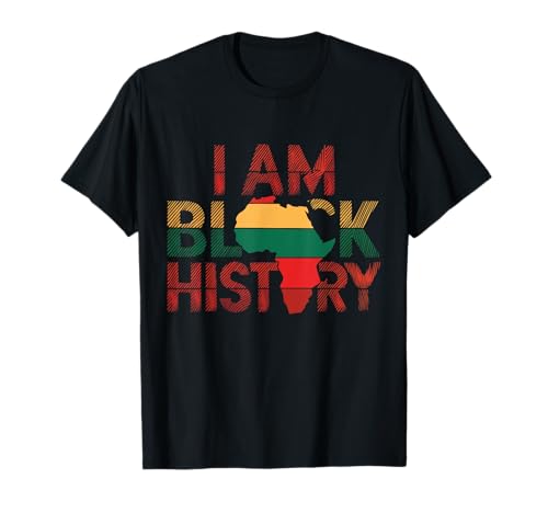 I Am Black History Black History Month Juneteenth Men Women T-Shirt
