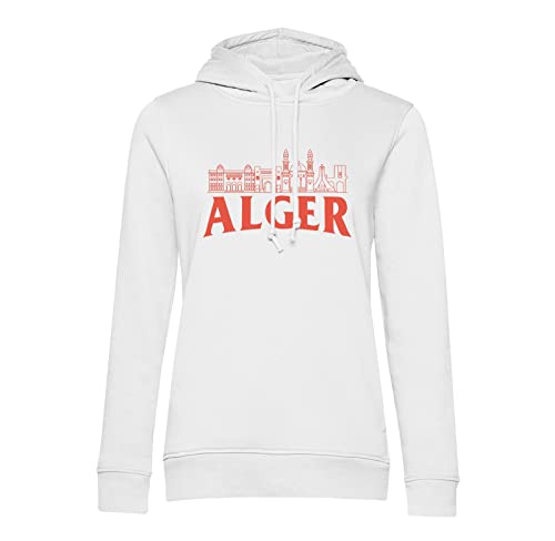 Sweat à capuche Alger tourisme hoodie minimalist de voyage confortable