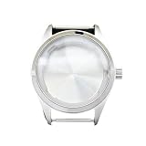 FEIYASHI Luxury Watch Spare Parts 40MM Stainless Steel Watch Case for Nh34 Nh35 Nh36 Nh38 8215 2824 Movement (silver1, NH34 NH35 Movement)