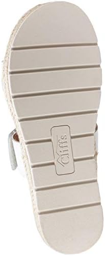CLIFFS BY WHITE MOUNTAIN Shoes TIONNA Women's Sandal, WHITE/CALF/LEATHER, 11 M | Image 5