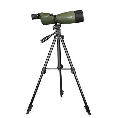 SVBONY SV17 25-75x70mm Spotting Scope Straight Waterproof Spotting Scope for Camping Hunting Bird
