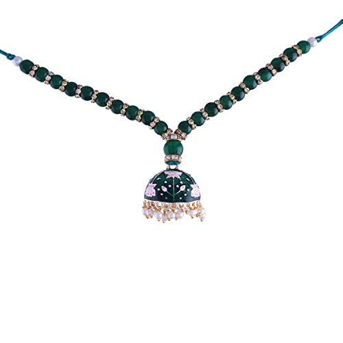 Image of I Jewels Womens Pearl Lumba Rakshabandhan Bracelet For Bhabhi /Sister