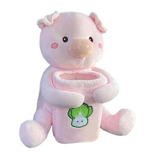 de Peluche Contenedor de Papel - Titular de Pañuelos de Coche Lindo | Portapañuelos para Accesorios de Decoración de Baño para Coche Hogar